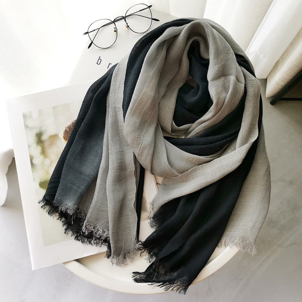 Shawl Wrap Winter - Japoński styl unisex szal z bawełny