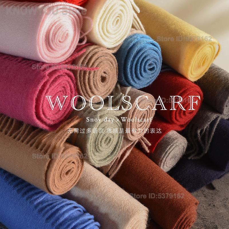 Wool Scarf Men - Szal wełniany dla mężczyzn i kobiet,