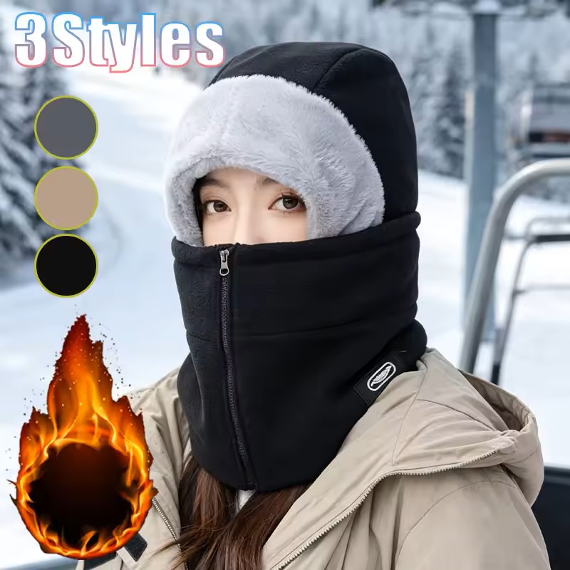 Neck Gaiter Fleece - Zimowy unisexowy wiatroodporny komin rowerowy z
