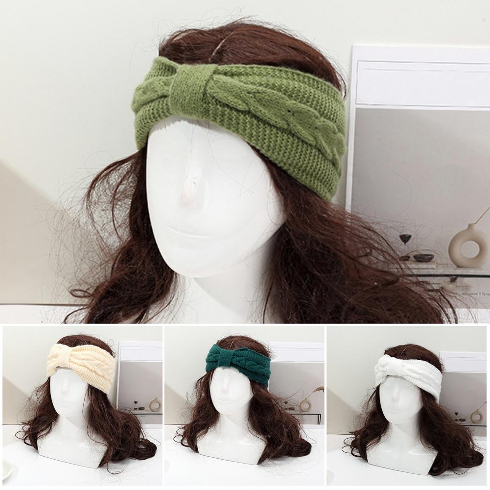 Fleece Ear Warmer Band - Zimowa opaska z podszewką z polaru