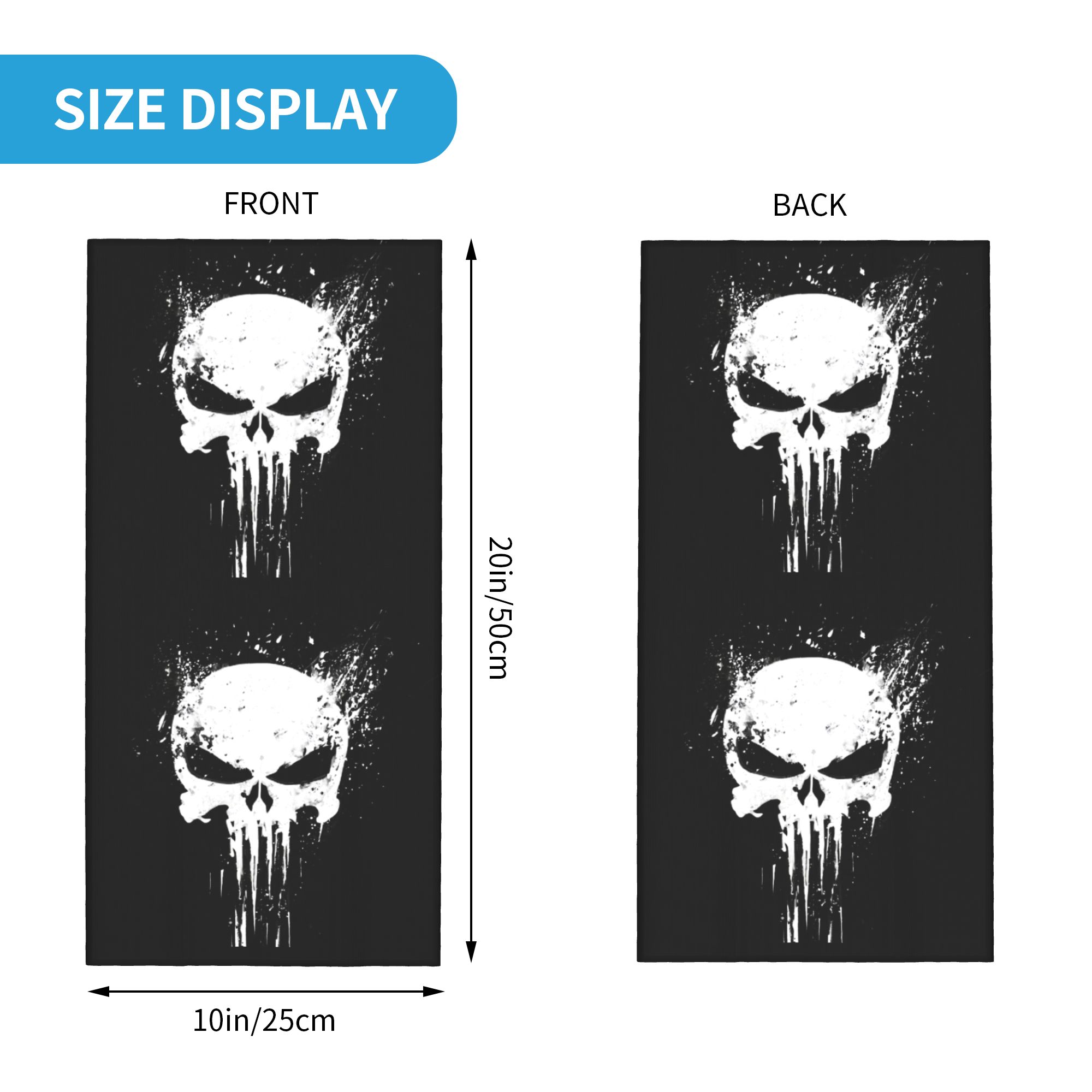 Wzorzysta bandana z motywem sz – Neck Gaiter Fleece recenzja i cena