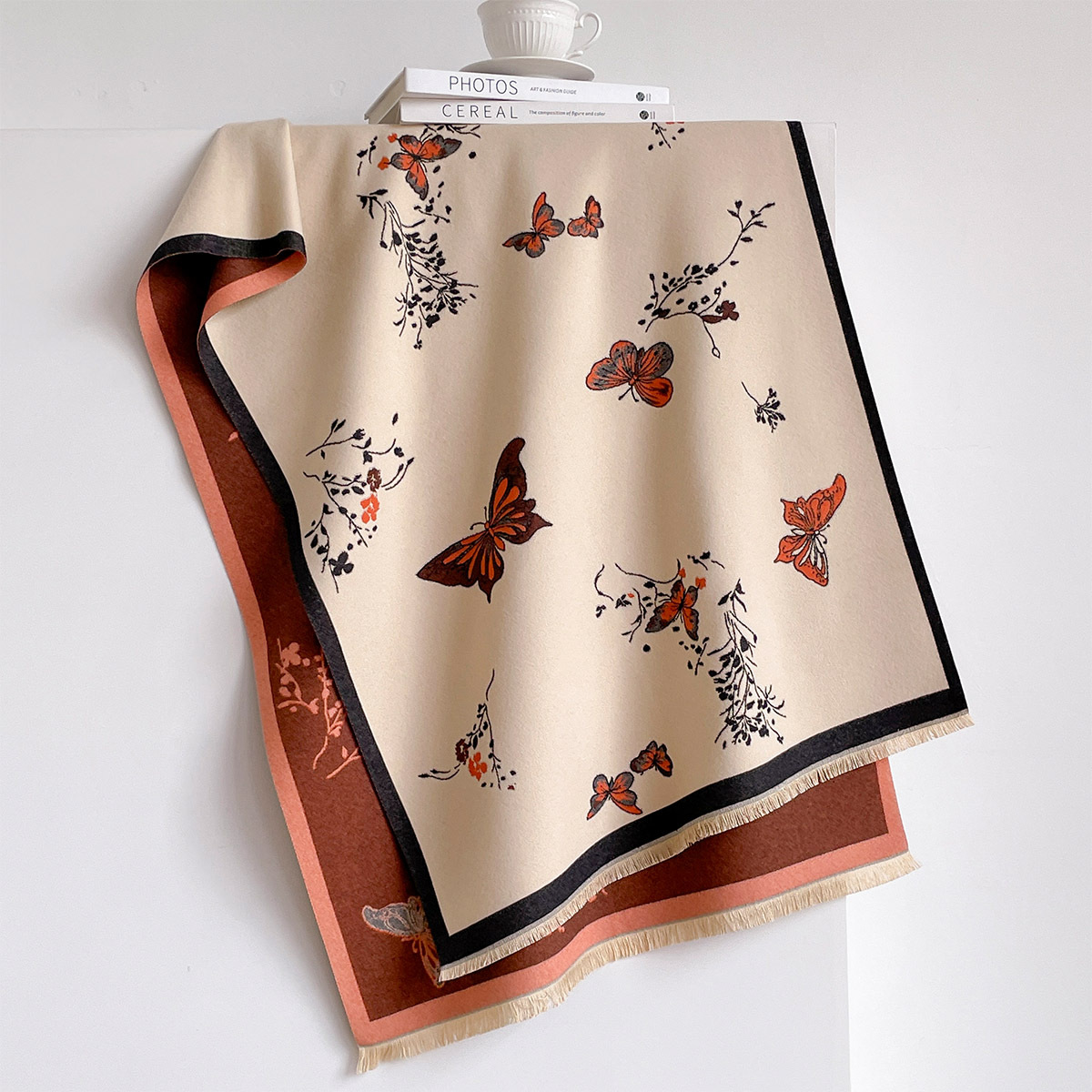Damski szal z imitacji kaszmir – Cashmere Pashmina Wrap recenzja i cena