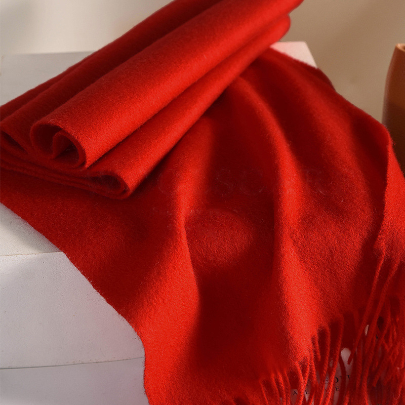 Dzianinowy Szalik Damski 100%  – Shawl Wrap Winter recenzja i cena