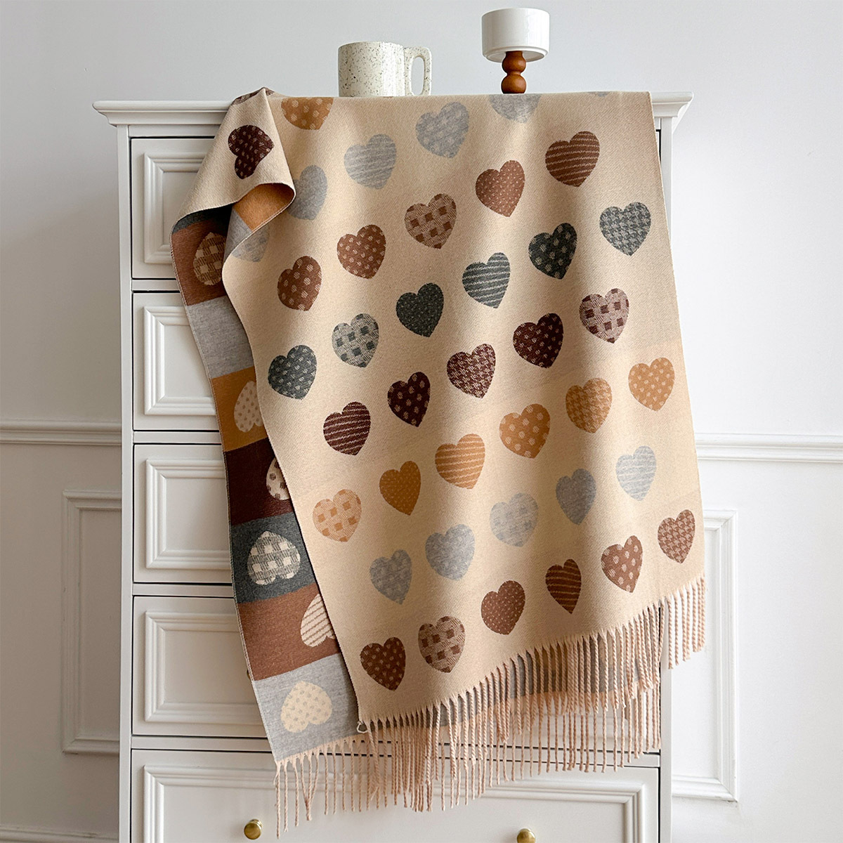 Damski szal z imitacji kaszmir – Cashmere Pashmina Wrap recenzja i cena