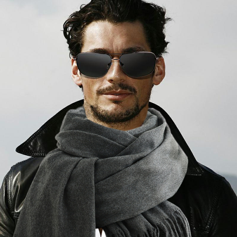 Modny szalik męski zimowy ciep – Wool Scarf Men recenzja i cena