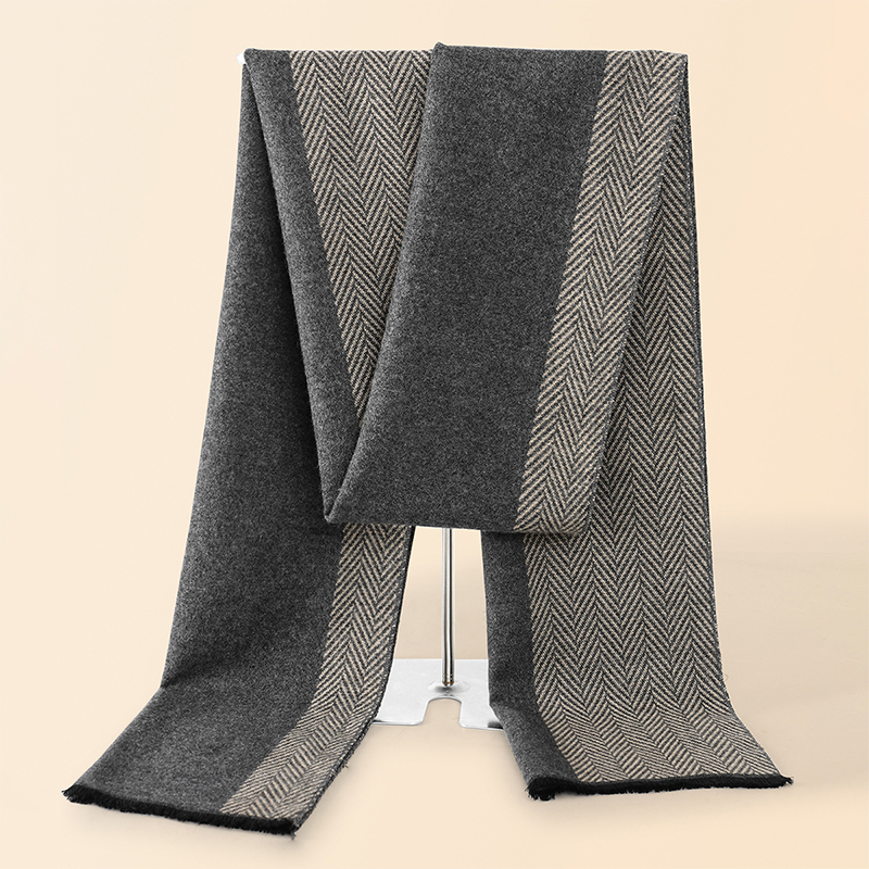 Luksusowy zimowy męski szal sz – Wool Scarf Men recenzja i cena
