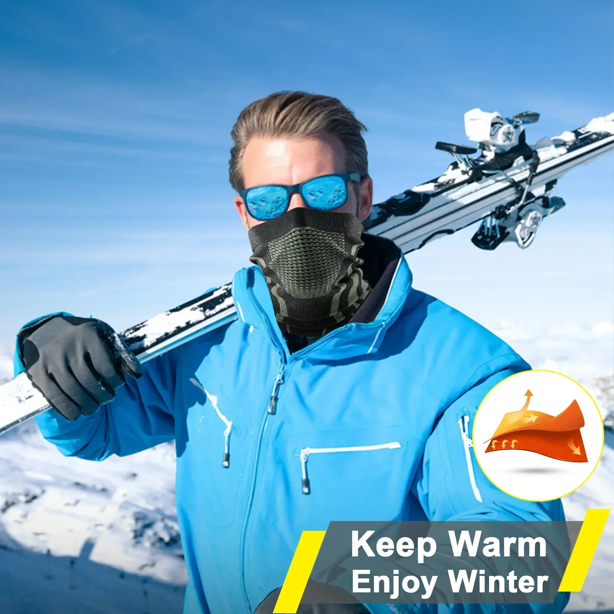 Winter Ring Tube Soft Bandana  – Neck Gaiter Fleece recenzja i cena